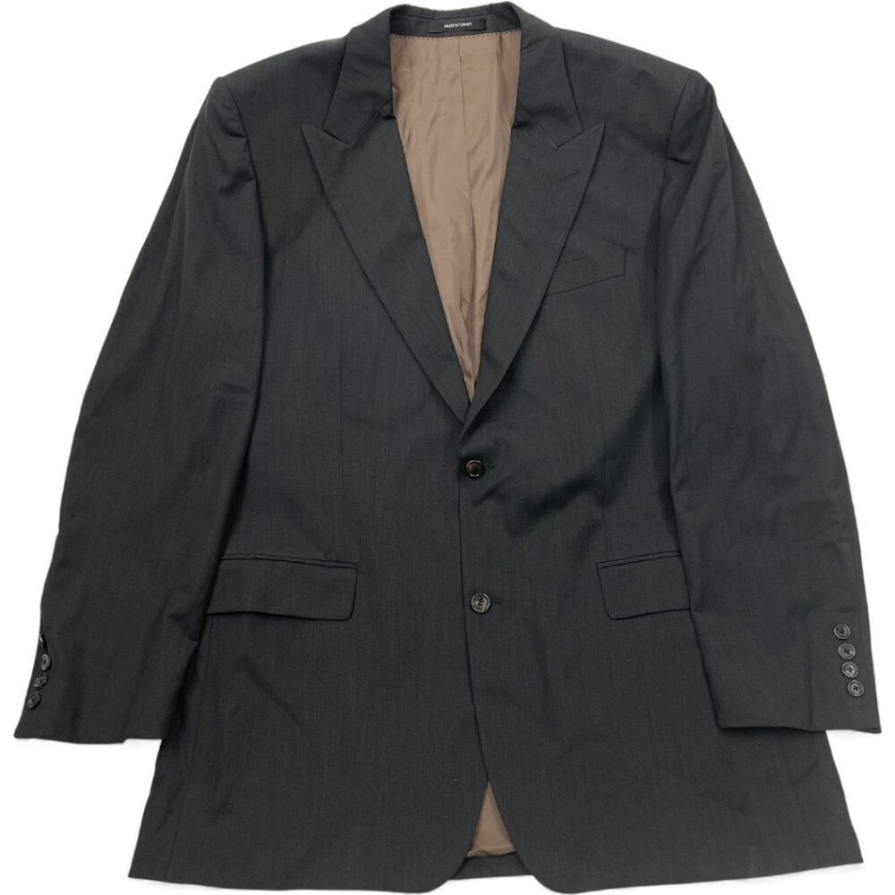 Hugo Boss Ryan Vegas Men's 46L Dark Brown Wool Blazer Sport Coat Jacket 46 Long